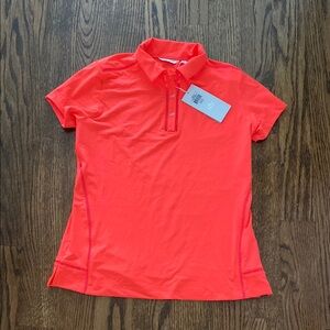 Bright Orange Golf Polo Shirt